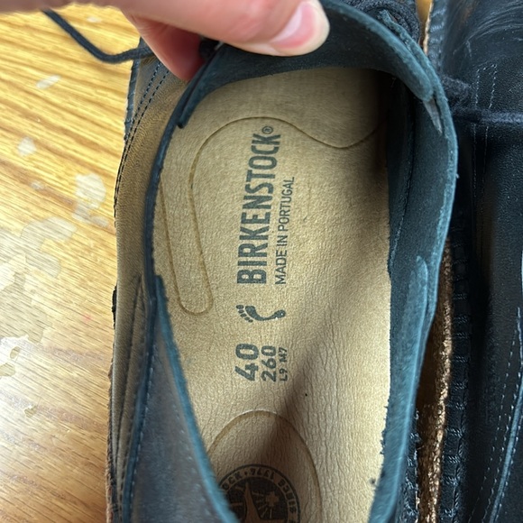 Birkenstock brand black dress shoe women’s 9 men’s 7 - Picture 4 of 5
